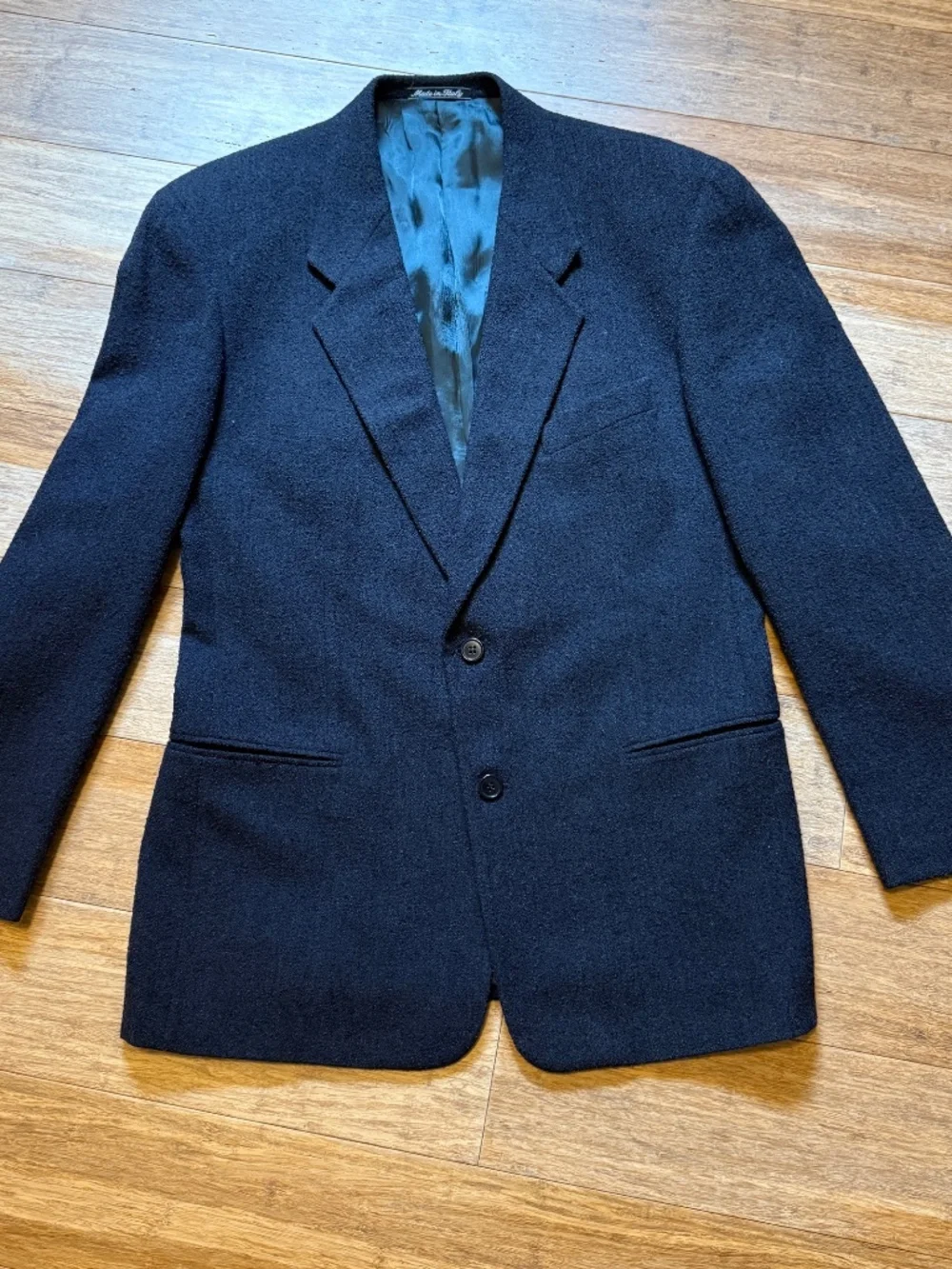Vintage MANI by Armani Men's 40R Wool Blazer Saks Fifth Ave, Made in Italy